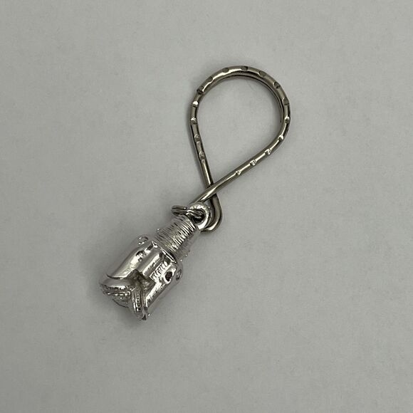 Smith Sii Silver-tone Key Ring Pendant Three Cone Drill Bit Charm Gift - Picture 1 of 5